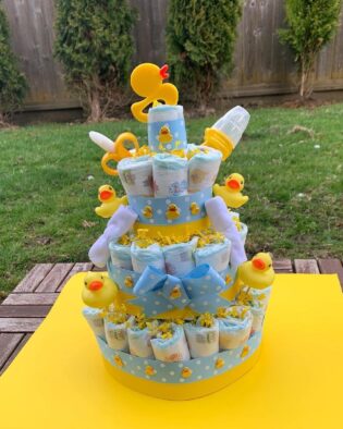 Rubber duck diaper cake 🦆 👶