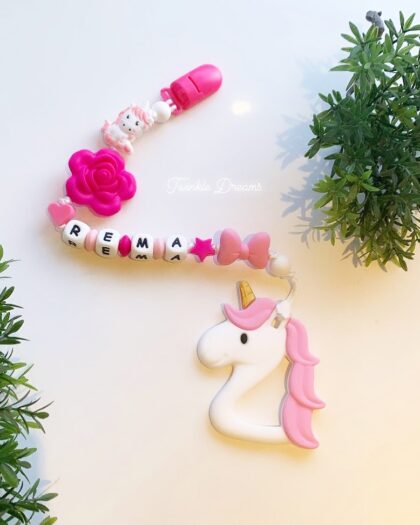 unicorn baby teether