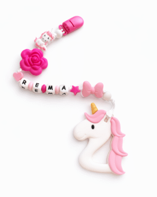 unicorn baby teether