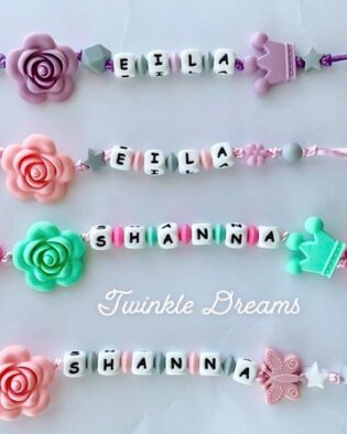 Girl pacifier holder