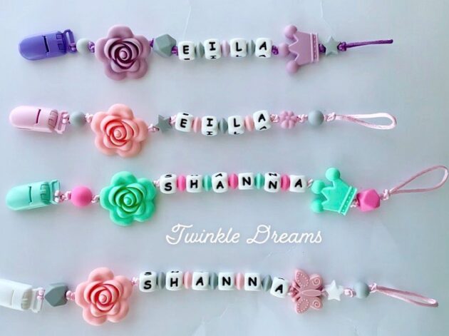 Girl pacifier holder