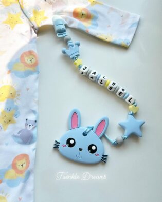 bunny baby boy teether