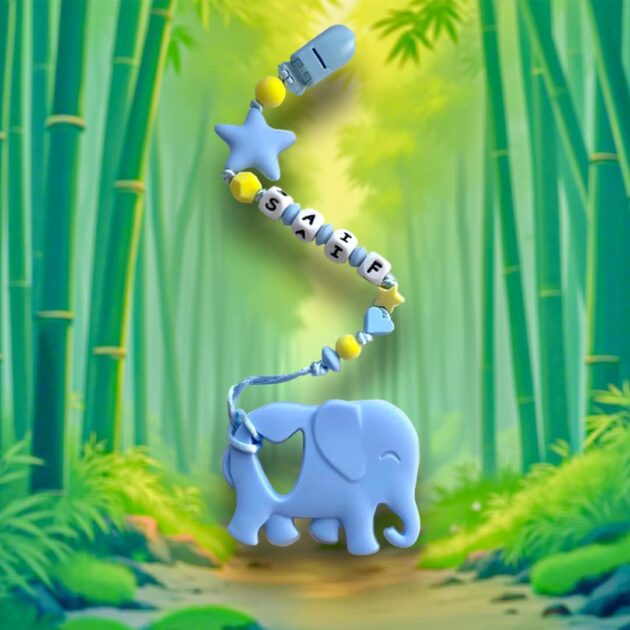 elephant baby teether