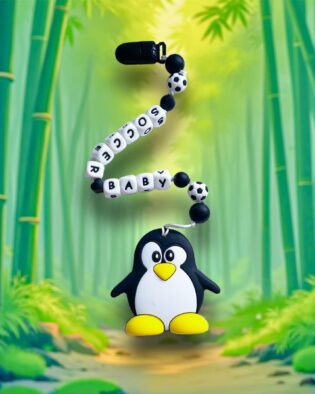 Penguin baby teether