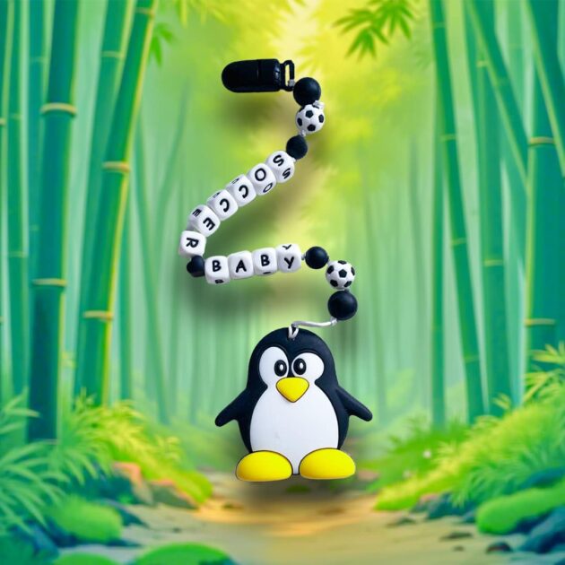 Penguin baby teether