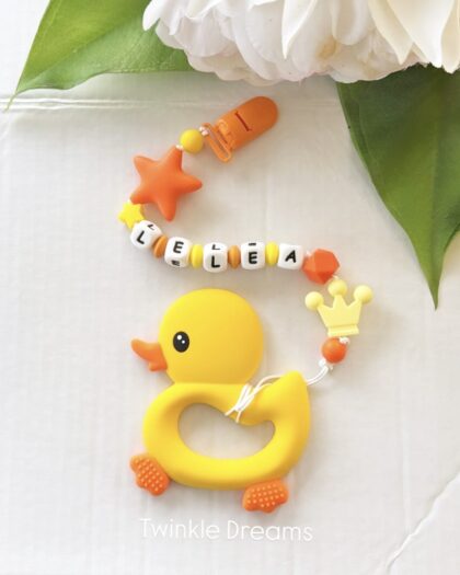 Duck baby teether
