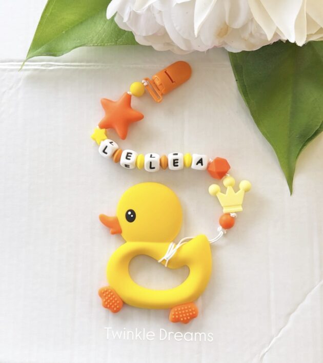 Duck baby teether